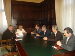 6 March 2012 National Assembly Speaker Prof. Dr Slavica Djukic Dejanovic meets with the presidents of four municipal assemblies from Kosovo-Metohija